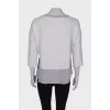 Combined light gray jumper
