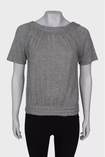 Cashmere gray T-shirt