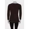 Jumper with leopard print
