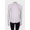 Pink short sleeve shirt