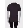 Gray printed T-shirt