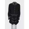 Linen black dress