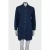 Denim shirt dress