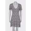 Abstract print dress