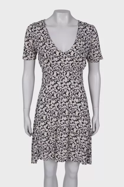 Abstract print dress