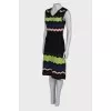 Patterned midi dress