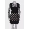 Black dress with decor