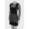 Black dress with decor