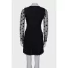 Black dress with decor