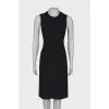 Black dress with cutouts on the back