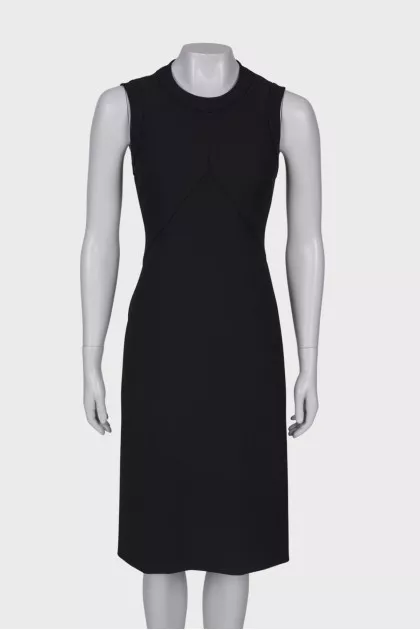 Black dress with cutouts on the back