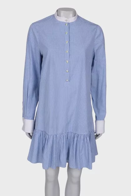 Striped shirt dress