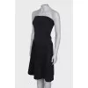 Black bandeau dress