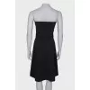 Black bandeau dress