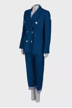 Classic blue suit