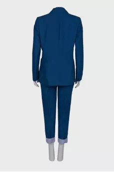 Classic blue suit