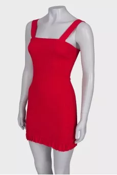  Red dress body-con shape