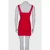  Red dress body-con shape