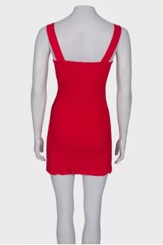  Red dress body-con shape