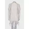 Knitted dress with a pattern