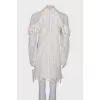 Knitted dress with a pattern