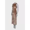 Velor maxi dress