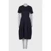 Navy blue maxi dress