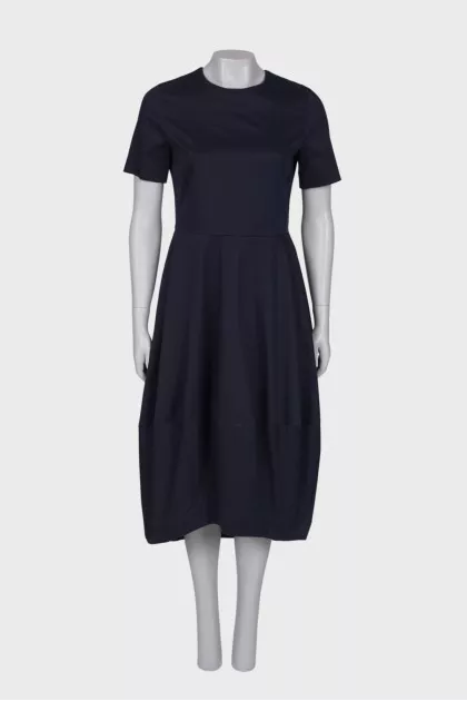 Navy blue maxi dress