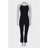 Black and white jumpsuit