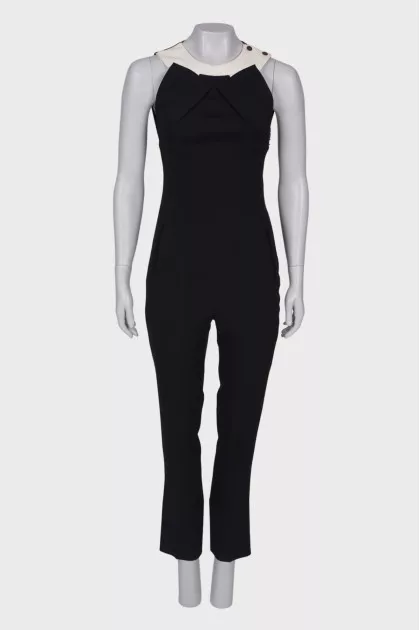 Black and white jumpsuit