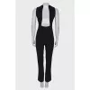Black and white jumpsuit