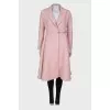 Light pink blazer coat