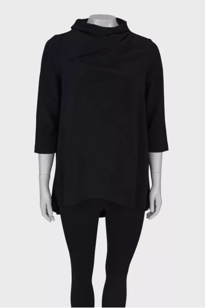Long draped blouse