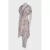 Asymmetric hem dress 