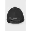 Black cap with mesh