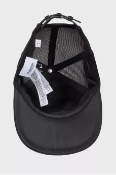 Black cap with mesh