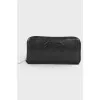 Embossed leather wallet