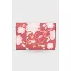 Printed leather wallet