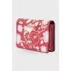 Printed leather wallet