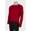 Men's red sweater