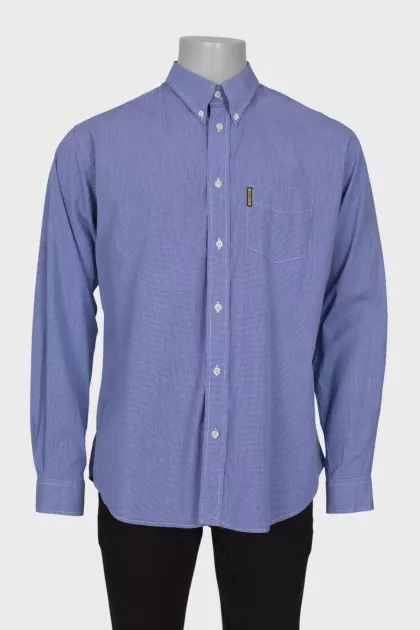 Men's gingham shirt