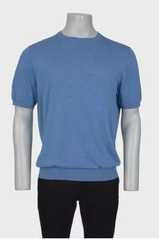 Men's blue T-shirt