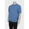 Men's blue T-shirt