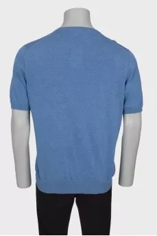 Men's blue T-shirt