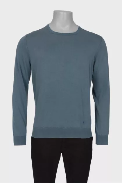 Men's green jumper