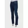 Men's dark blue jeans