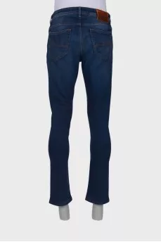 Men's dark blue jeans