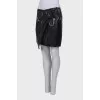 Black skirt with a bow