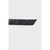 Embossed leather belt