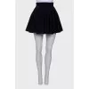 Velor navy blue skirt